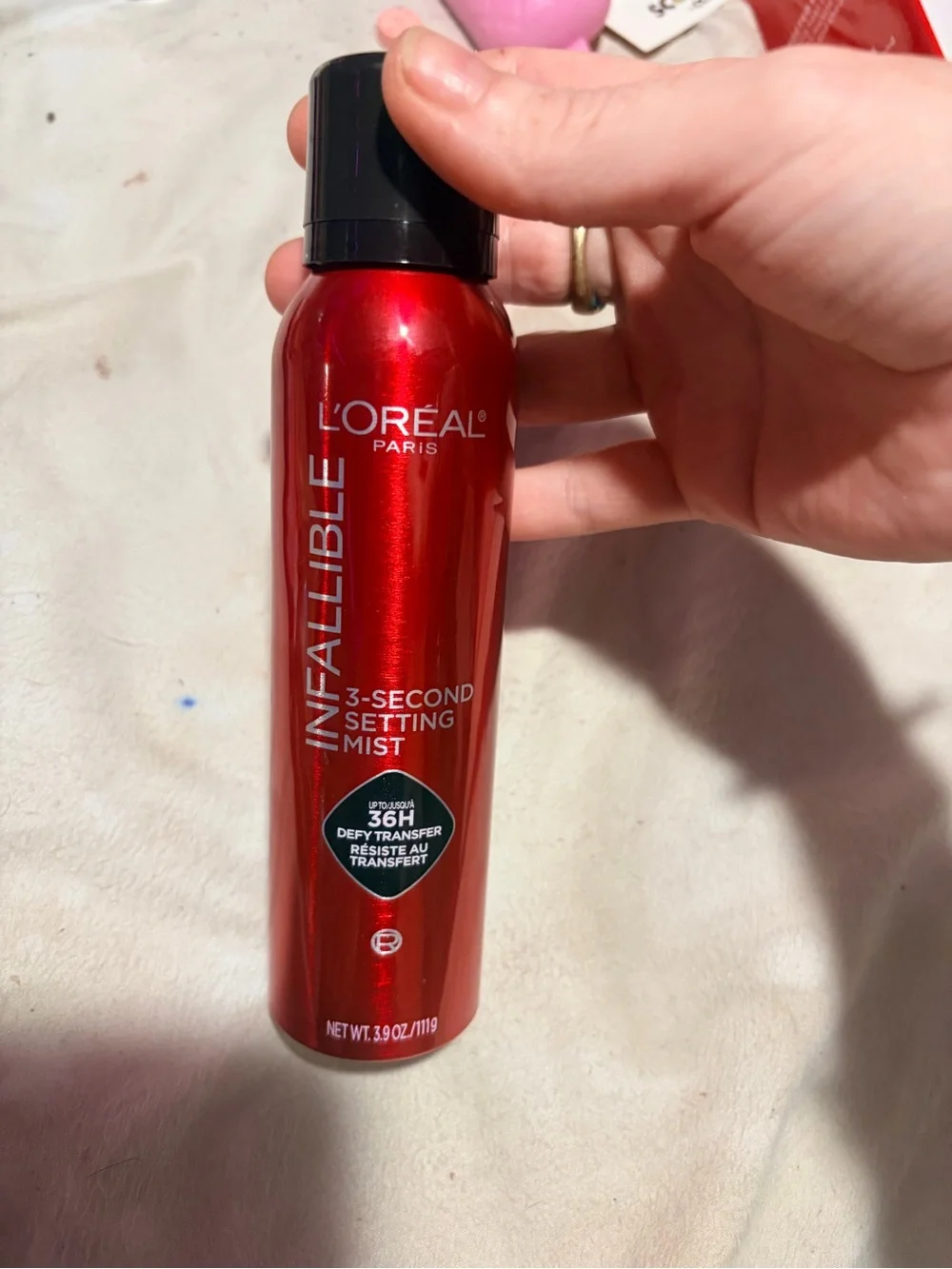 L'Oreal Infallible 3-Second Setting Mist - Red Bottle